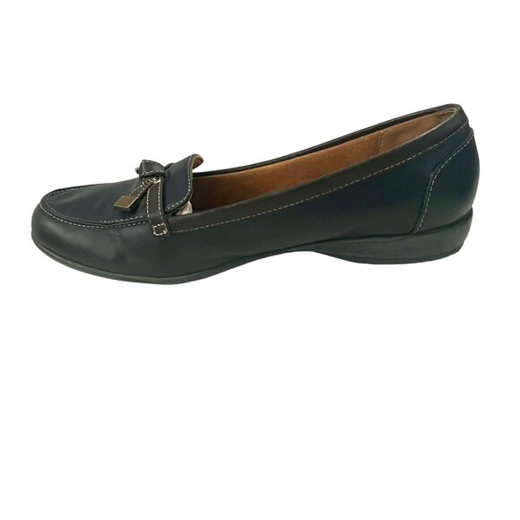 Natural Soul Naturalizer GRACEE Bow Blue Flat Loafers All Through Comfort 9.5 M - Picture 5 of 10
